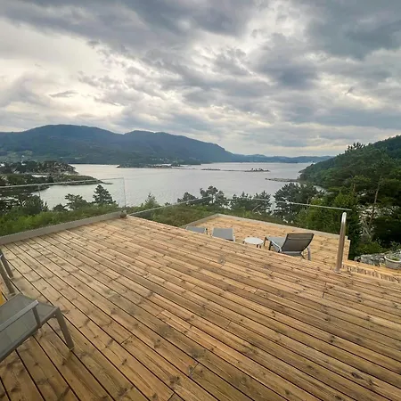 Panorama Between Fjord And Mountains *
