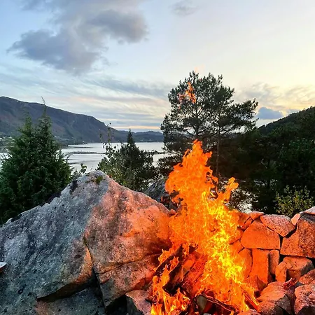 Panorama Between Fjord And Mountains Fister